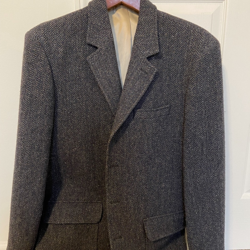 Orvis Navy Blue Wool Blazer